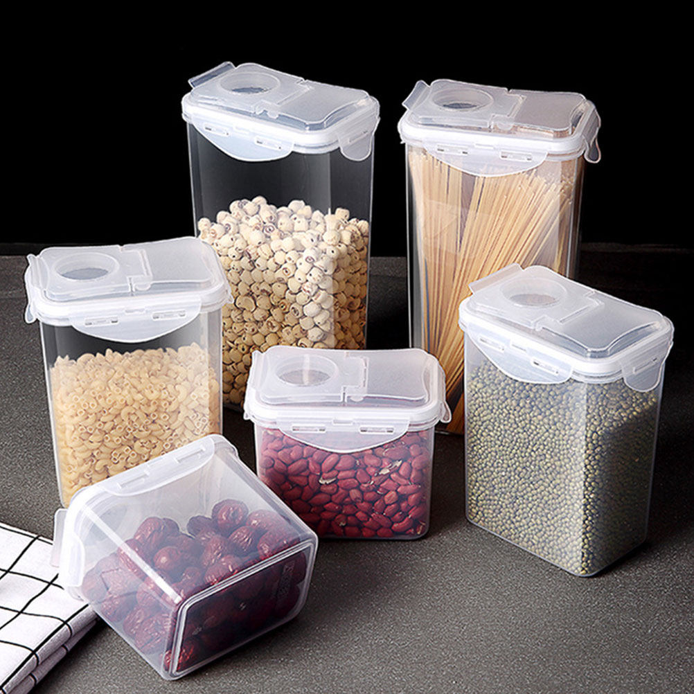 Food Storage Containers - Набор из 2 прозрачных пластиковых контейнеров