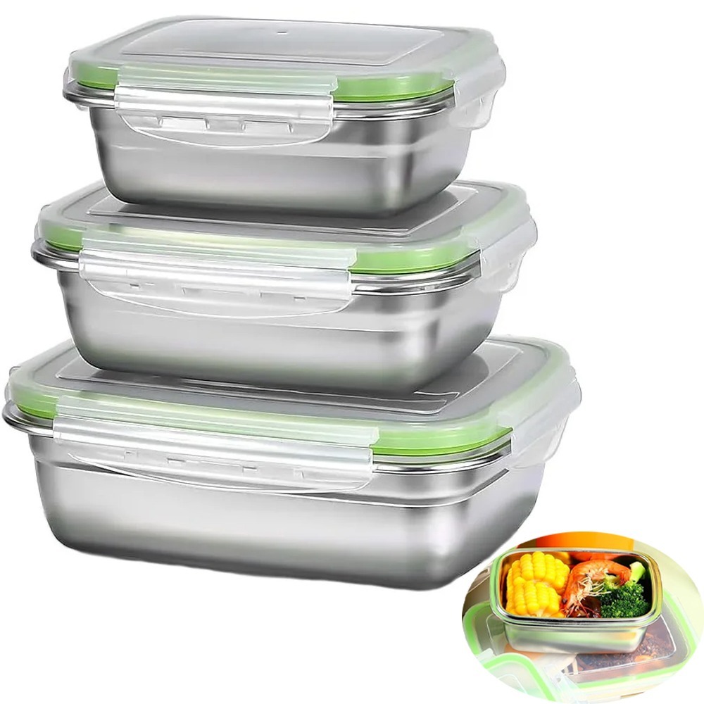 Food Storage Oven Safe - 1/3 шт., набор контейнеров для хранения