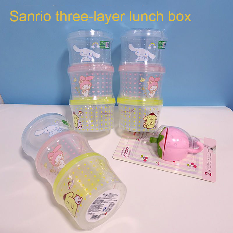 Food Storage Oven Safe - Набор контейнеров для еды Kitty Bento