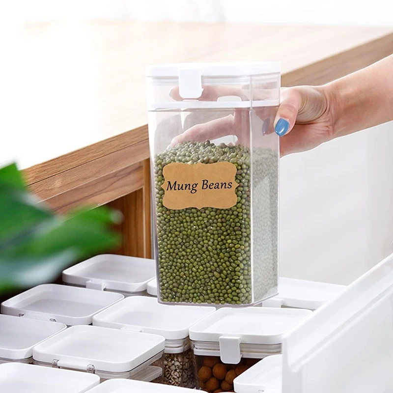 Самоклеящиеся этикетки для бан – обзор и цена Food Storage Labels