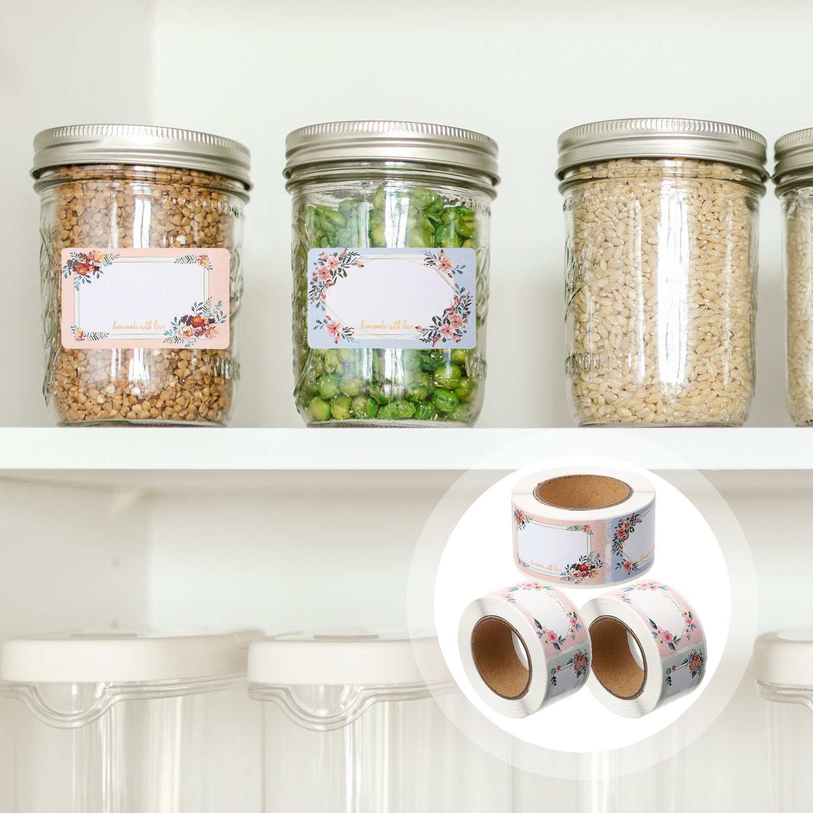 3 рулона пустых этикеток для н – обзор и цена Food Storage Labels