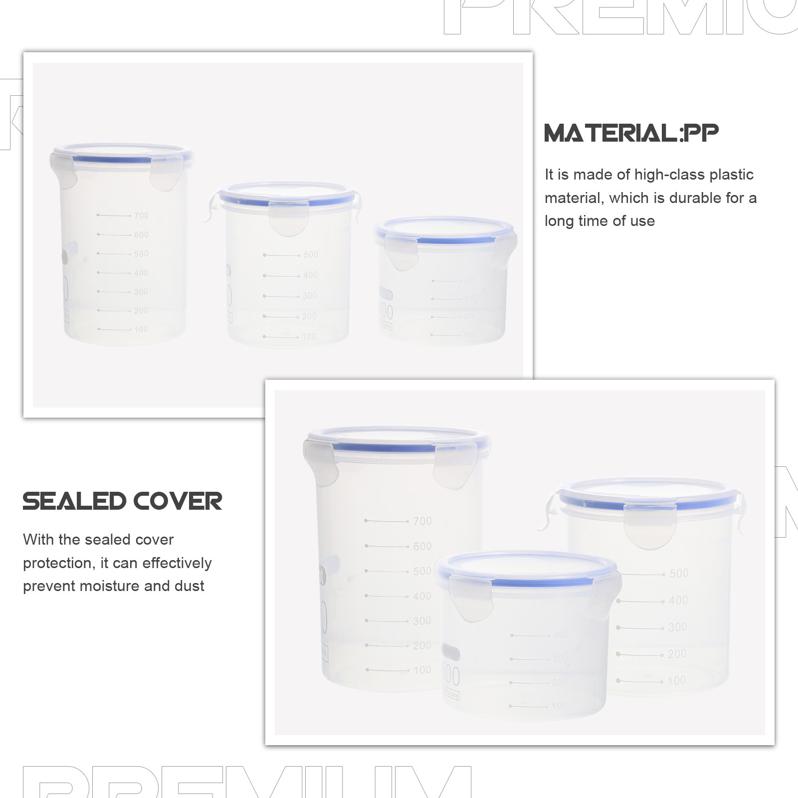 6 шт. герметичных контейнеров  – обзор и цена Food Storage Containers