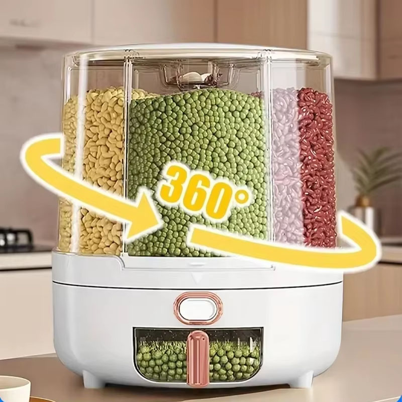 6 отделений 360 °   Вращающийс – обзор и цена Food Storage Meals