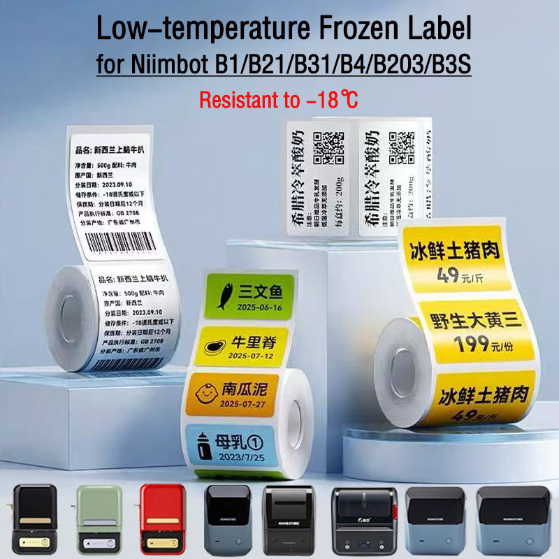 Бумага для этикеток NIIMBOT B1 – обзор и цена Food Storage Labels