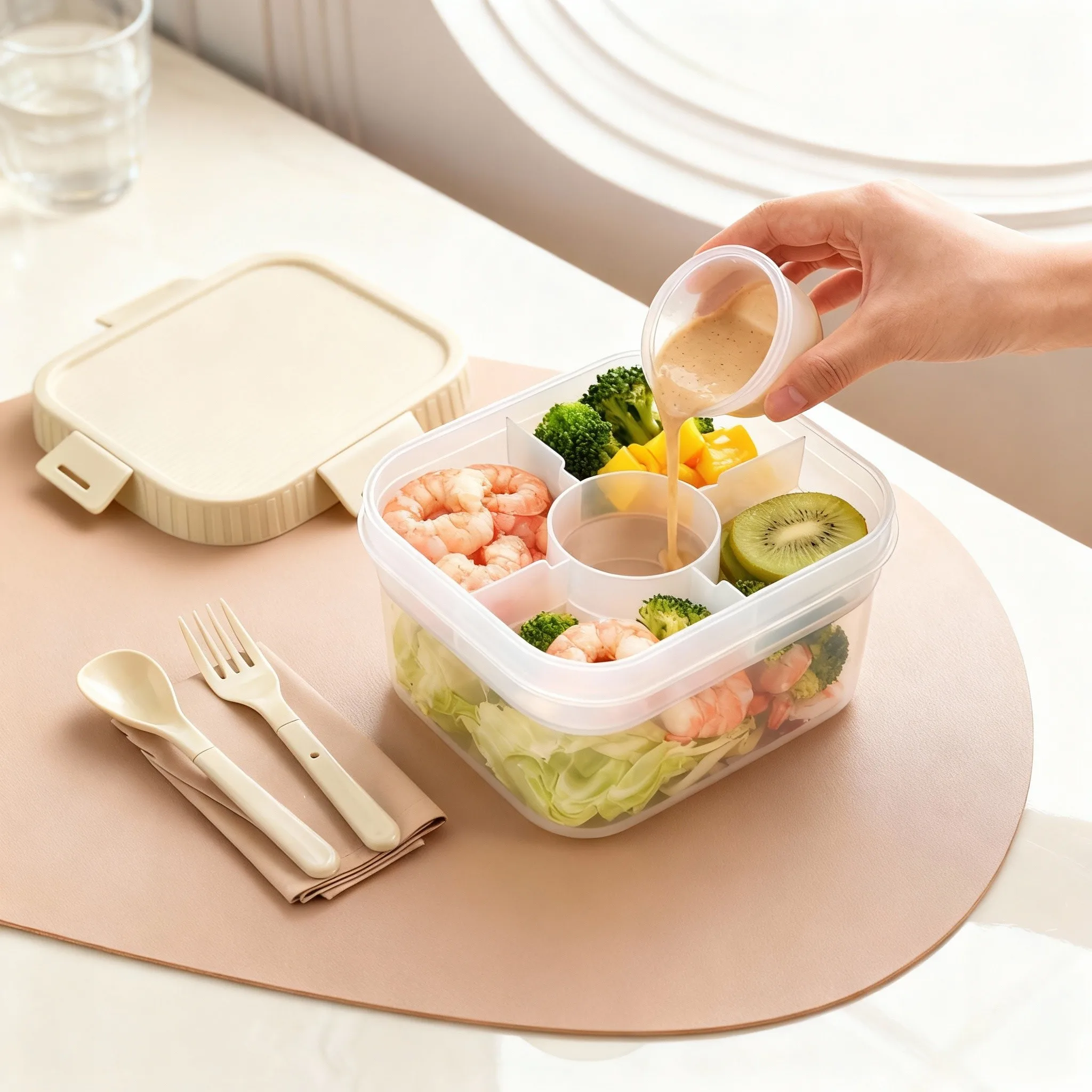 Портативный пластиковый ланч-б – обзор и цена Food Storage Oven Safe