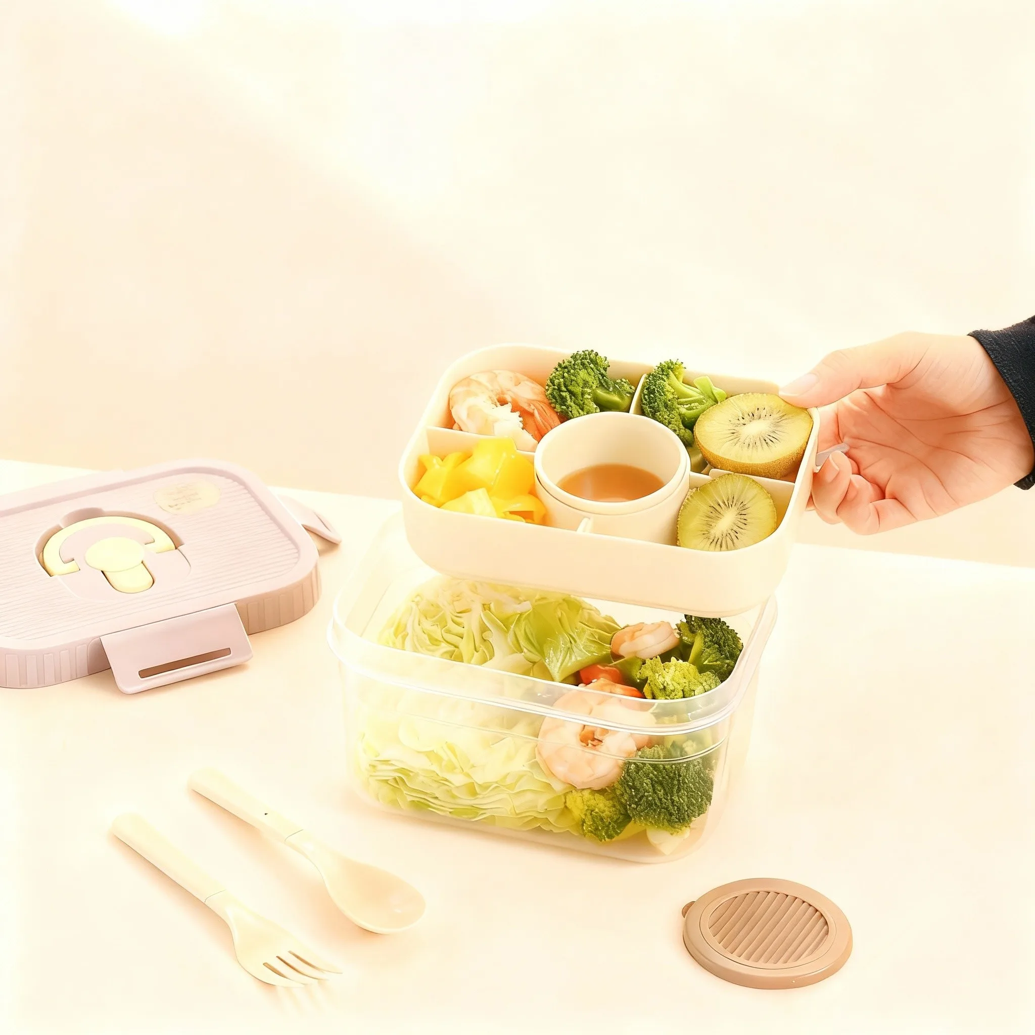 Портативный пластиковый ланч-б – обзор и цена Food Storage Oven Safe