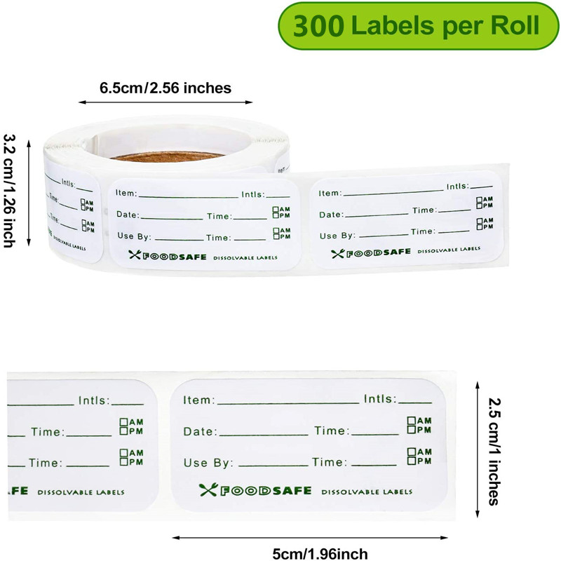 300 шт. этикетки для хранения  – обзор и цена Food Storage Labels