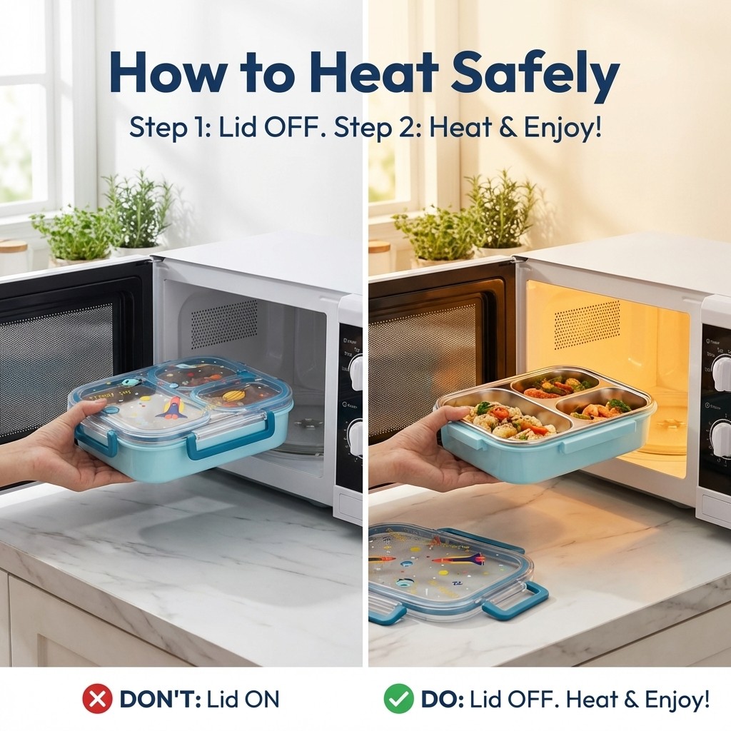 900 мл. Милый ланч-бокс из нер – обзор и цена Food Storage Oven Safe