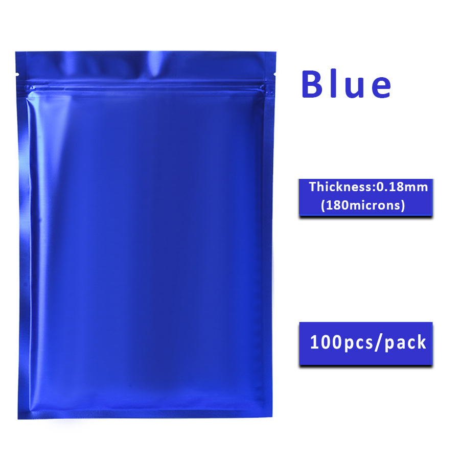 100 шт. матовых синих пакетов  – обзор и цена Food Storage Bag